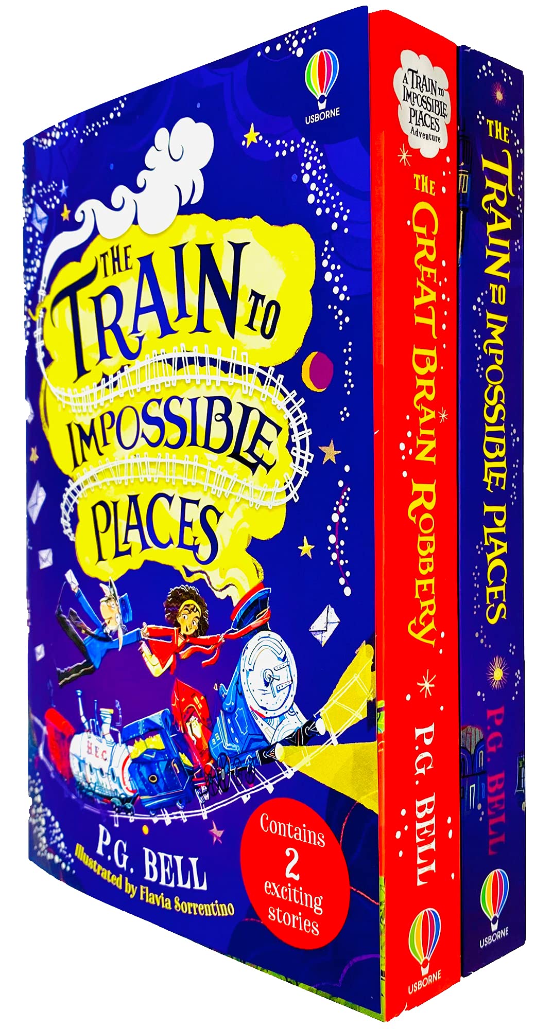 Train To Impossible Places Series 2 Books Collection Set by P. G. Bell Paperback NEW