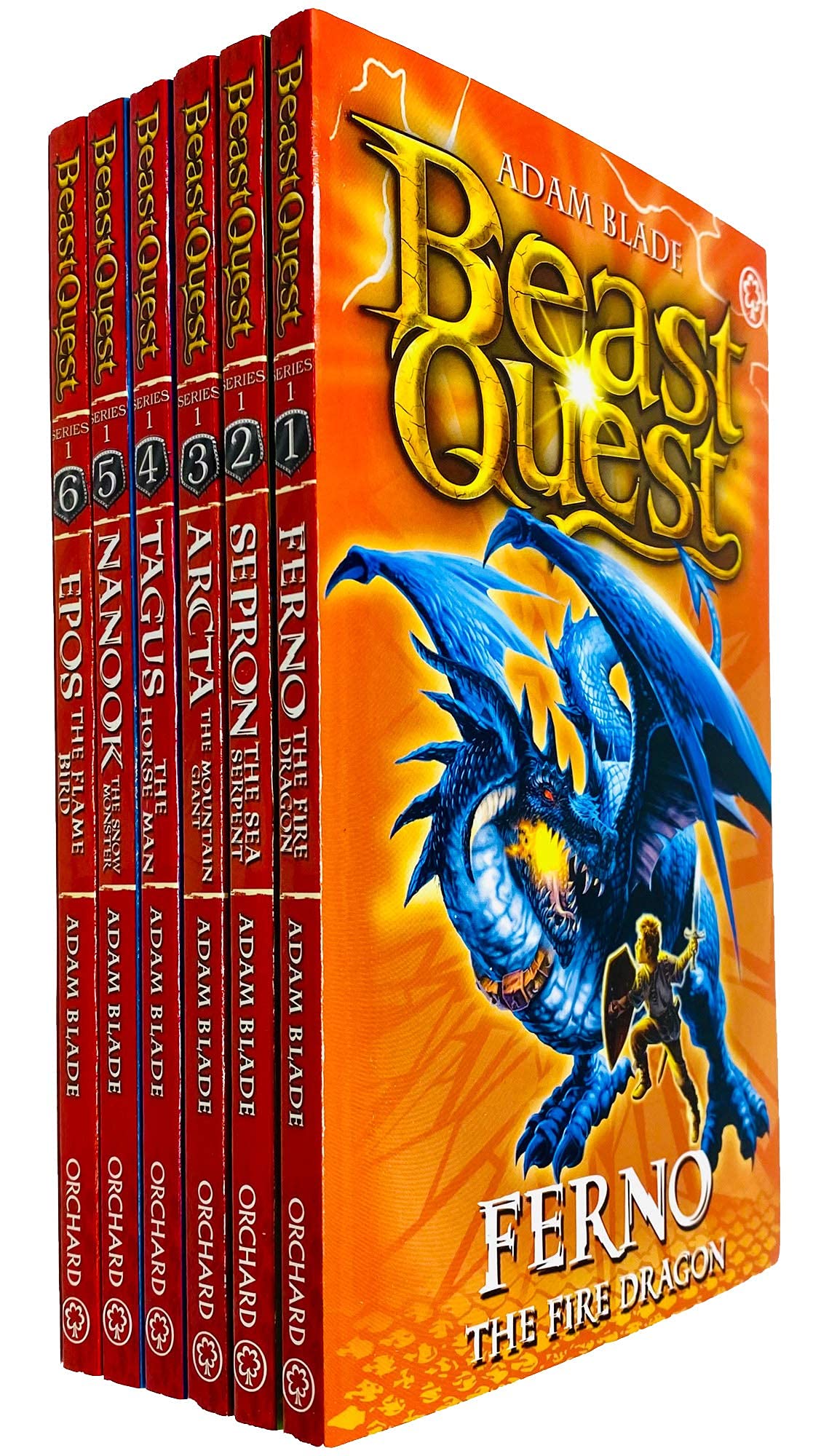 Beast Quest Series 1 Collection 6 Books Collection Set Pack By Adam Blade