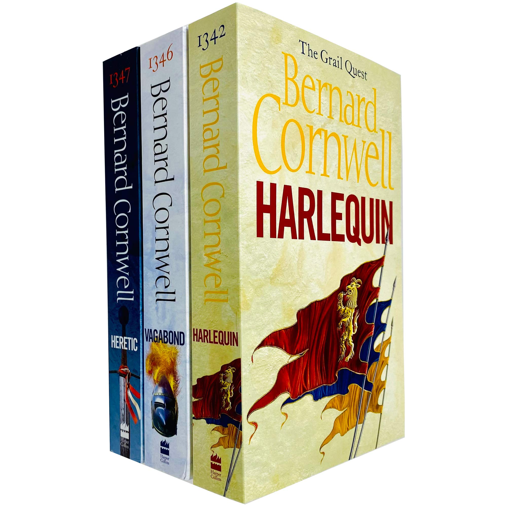 The Grail Quest Complete Trilogy Series 3 Books Set by Bernard Cornwell Paperback