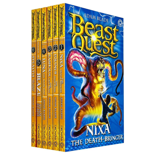 Beast Quest Series 4 Collection 6 Books Set Books (19 -24) Ghost Panther