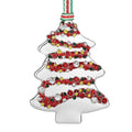 Christmas Tree Decoration with Coloured Stones