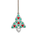 Green & Red Celtic Christmas Tree Decoration