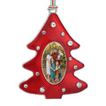 Red Christmas Tree Photoframe Decoration