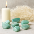 Amazonite XL Tumbled Stones 18 Pieces