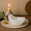 Selenite Moon Bowl 10cm