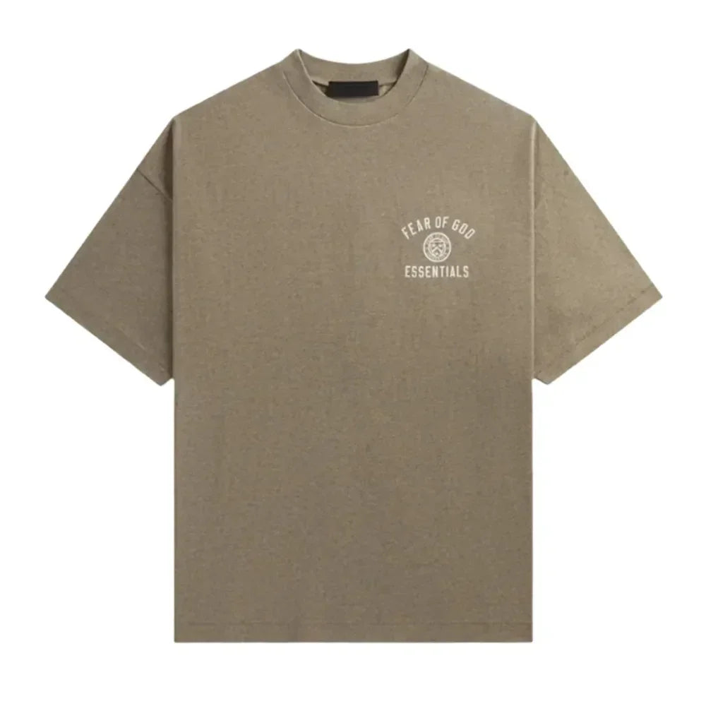 Fear of God Essentials Jersey Crewneck Tee Light Heather Grey II - L