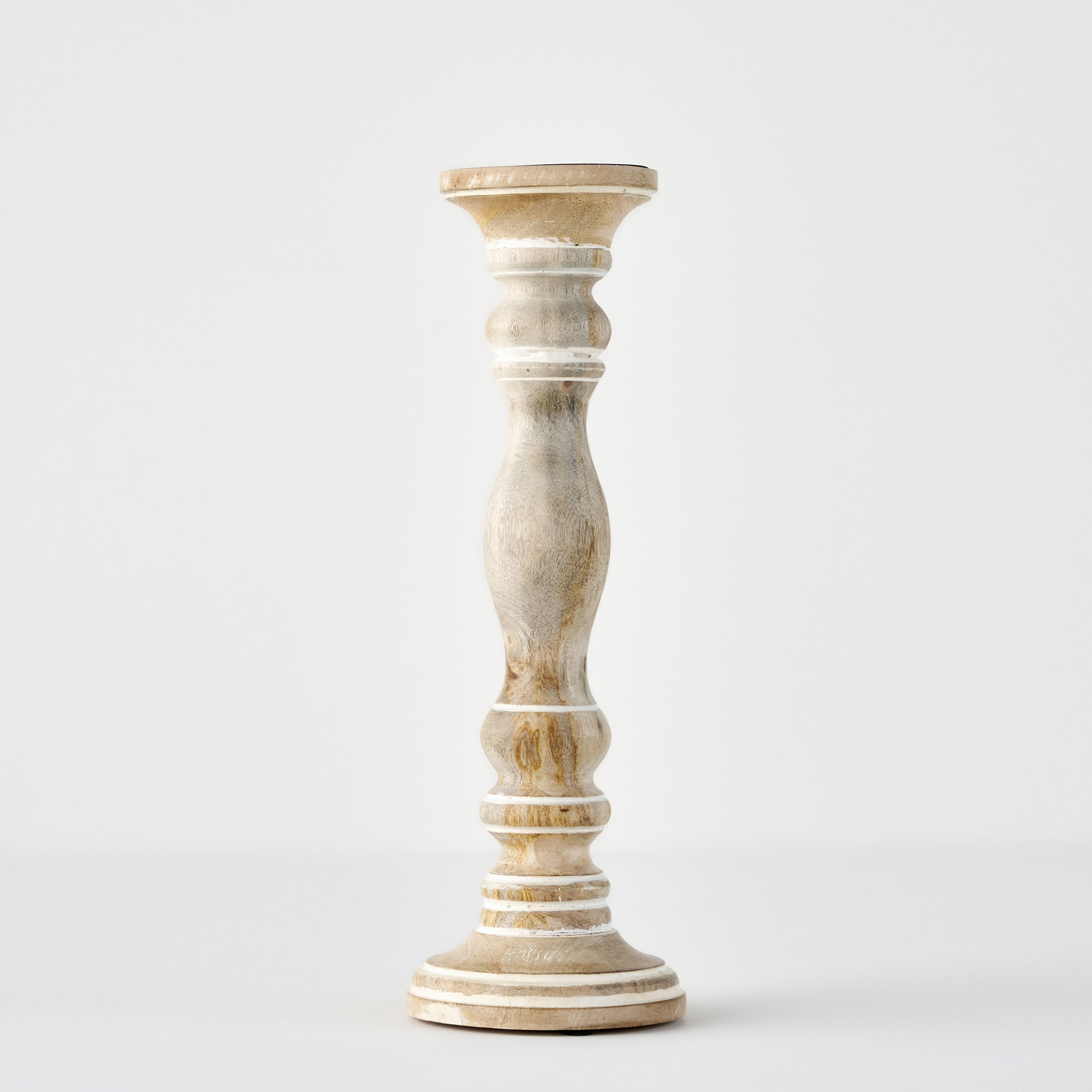 Carli Mango Wood Pillar Taper