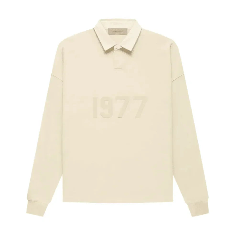 Fear Of God Essentials Henley Rugby Egg Shell - M