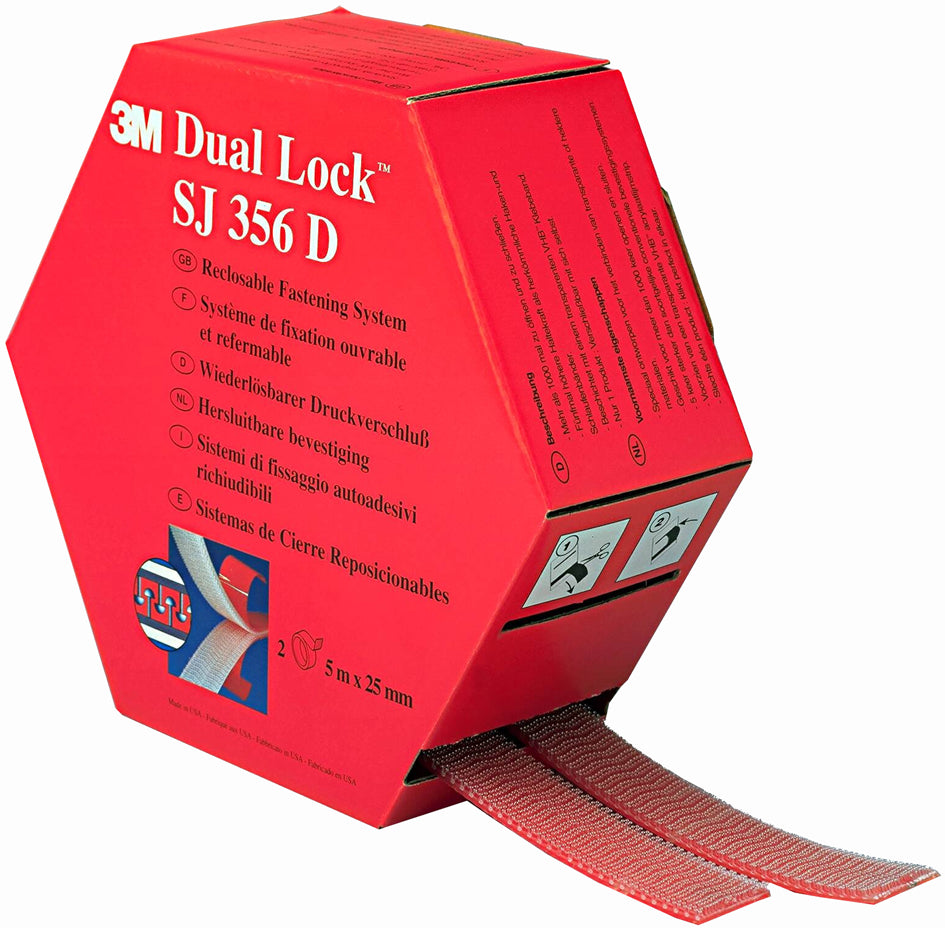 3M Dual Lock Flexibler Druckverschluss, Farbe: schwarz