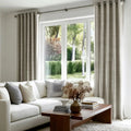 Florence Linen Blend Drapes Grommet - Clay-898-11