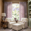 Florence Linen Blend Drapes Pleated - Violet-898-20