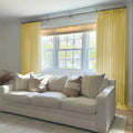 Florence Linen Blend Drapes Pleated - Apricot-898-28