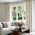 Florence Linen Blend Drapes Grommet - Wheat-898-5
