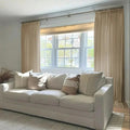 Florence Linen Blend Drapes Pleated - Taupe-898-6