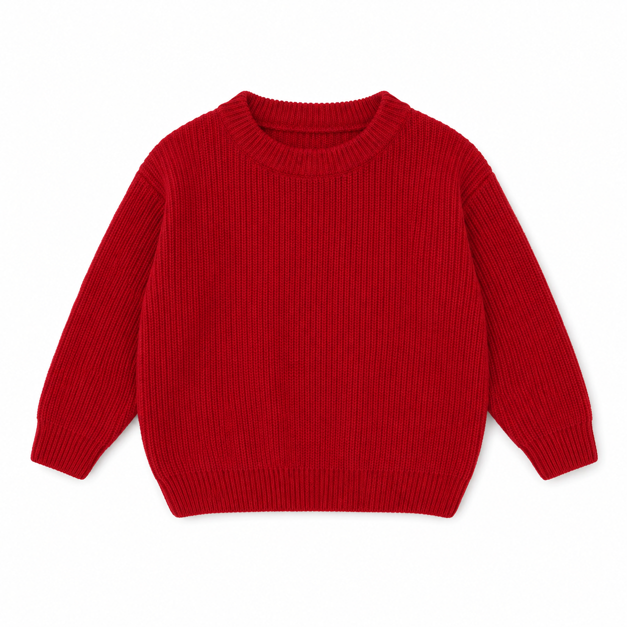 MamaRaya Personalized Baby Knit Sweater - 0-3m / Red
