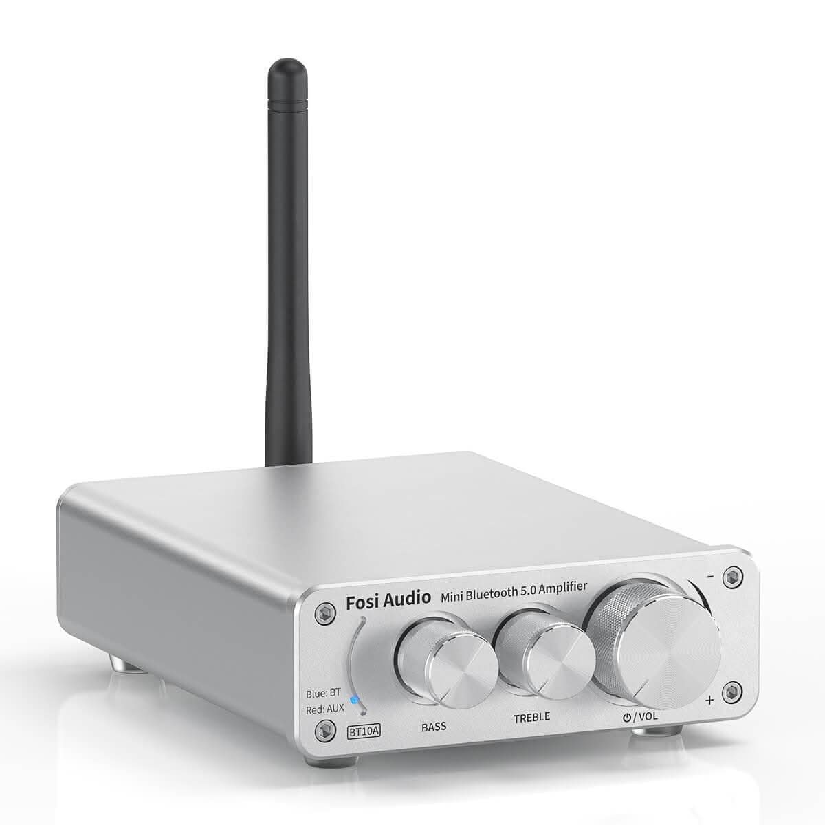Fosi Audio BT10A Bluetooth Amplifier - Silver