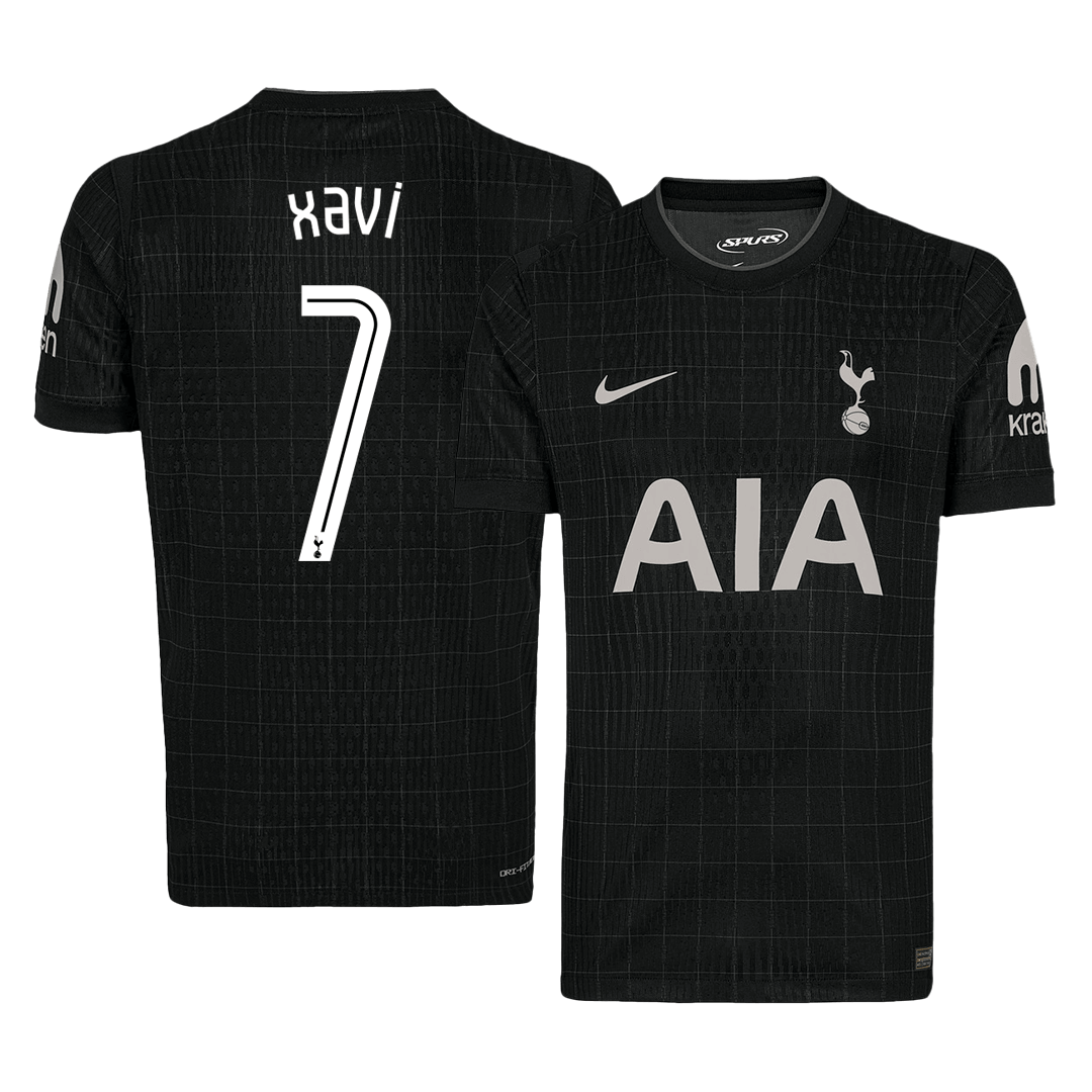 XAVI #7 Tottenham Hotspur Away Soccer Jersey 2025/26 -UCL - 4XL