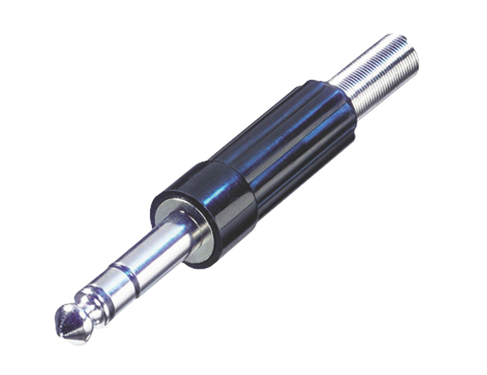 Neutrik Stereo Jack Plug 1/4"  6.35 mm Male Black
