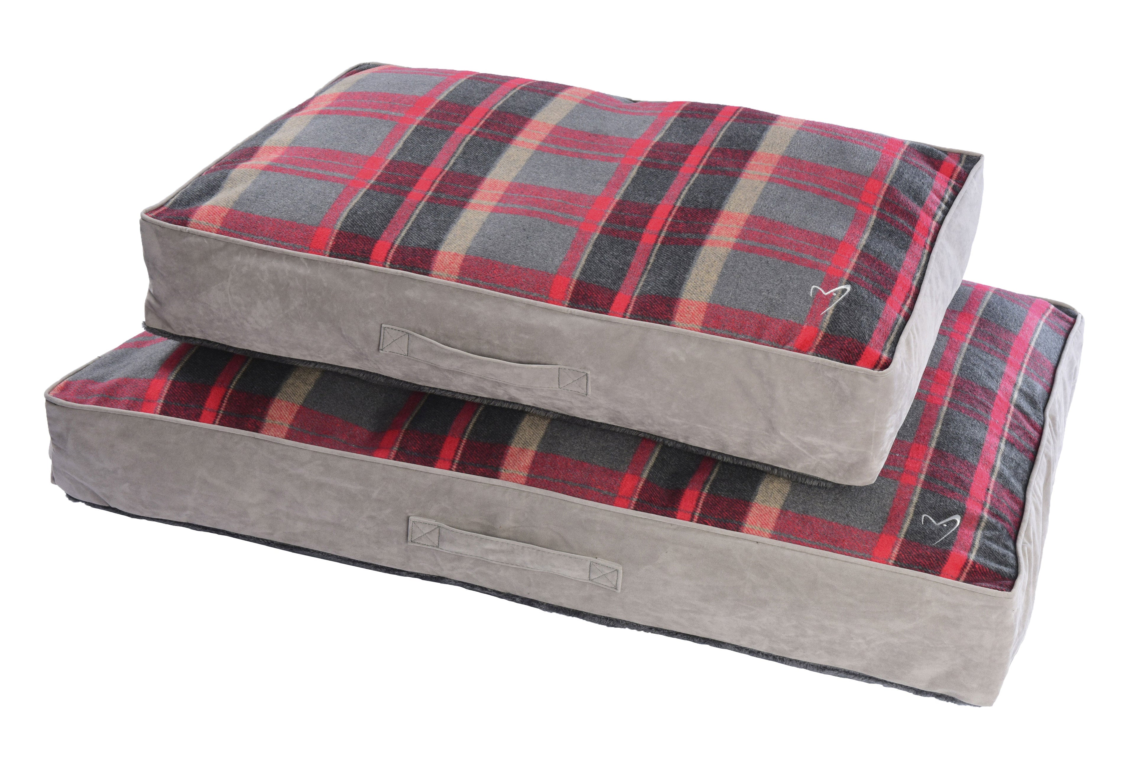 Camden Sleeper Large (71x107x13cm) Red Check - Default Title