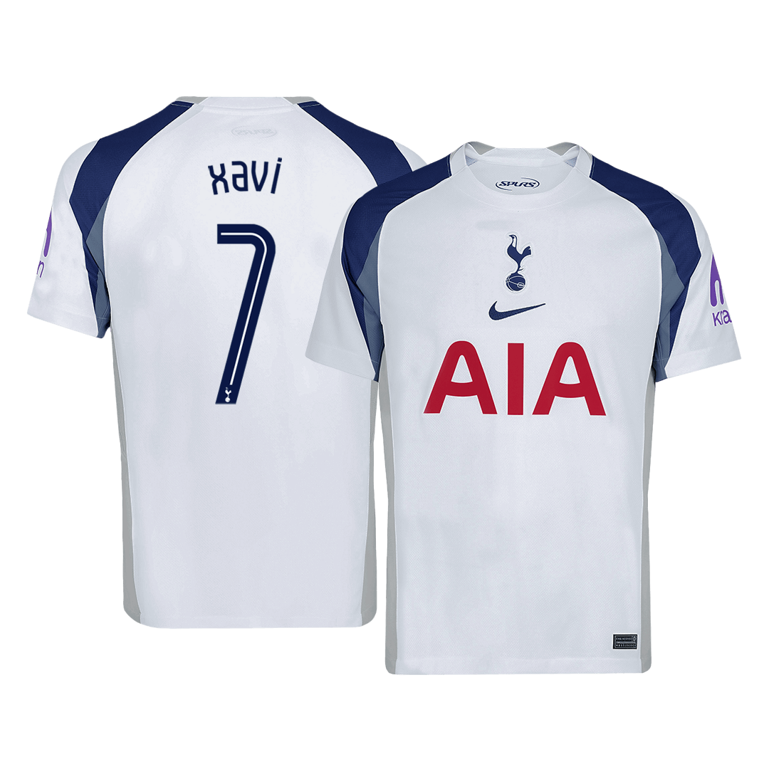 XAVI #7 Tottenham Hotspur Home Soccer Jersey 2025/26 -UCL - S