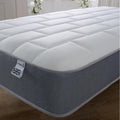 Starlight Beds™ 7.25" Deep Memory Foam Luxurious Cool Touch Top Panel Grey Border Spring Mattress - 3ft Single Mattress (90cm by 190cm)