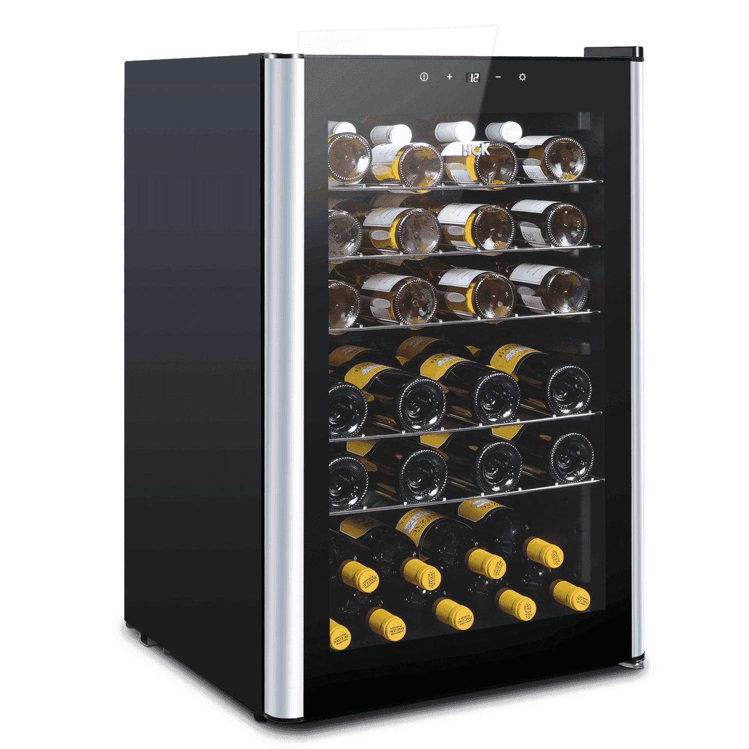 HCK 48 Flaschen Weinkühlschrank Glastür-Kühlschrank
