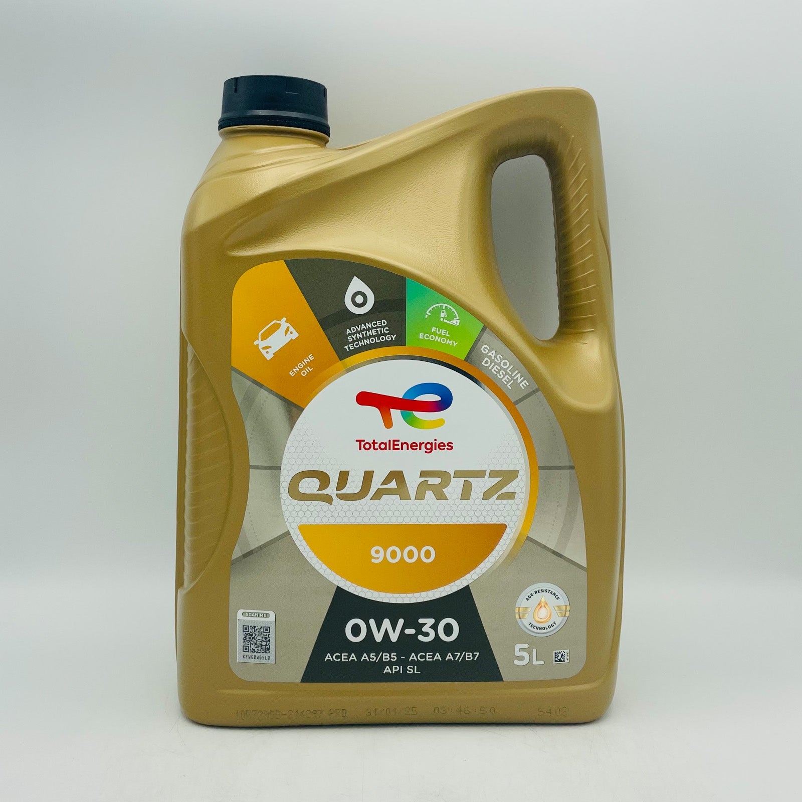 TotalEnergies Quartz 9000 0W-30 Engine Oil - (5 Litres)