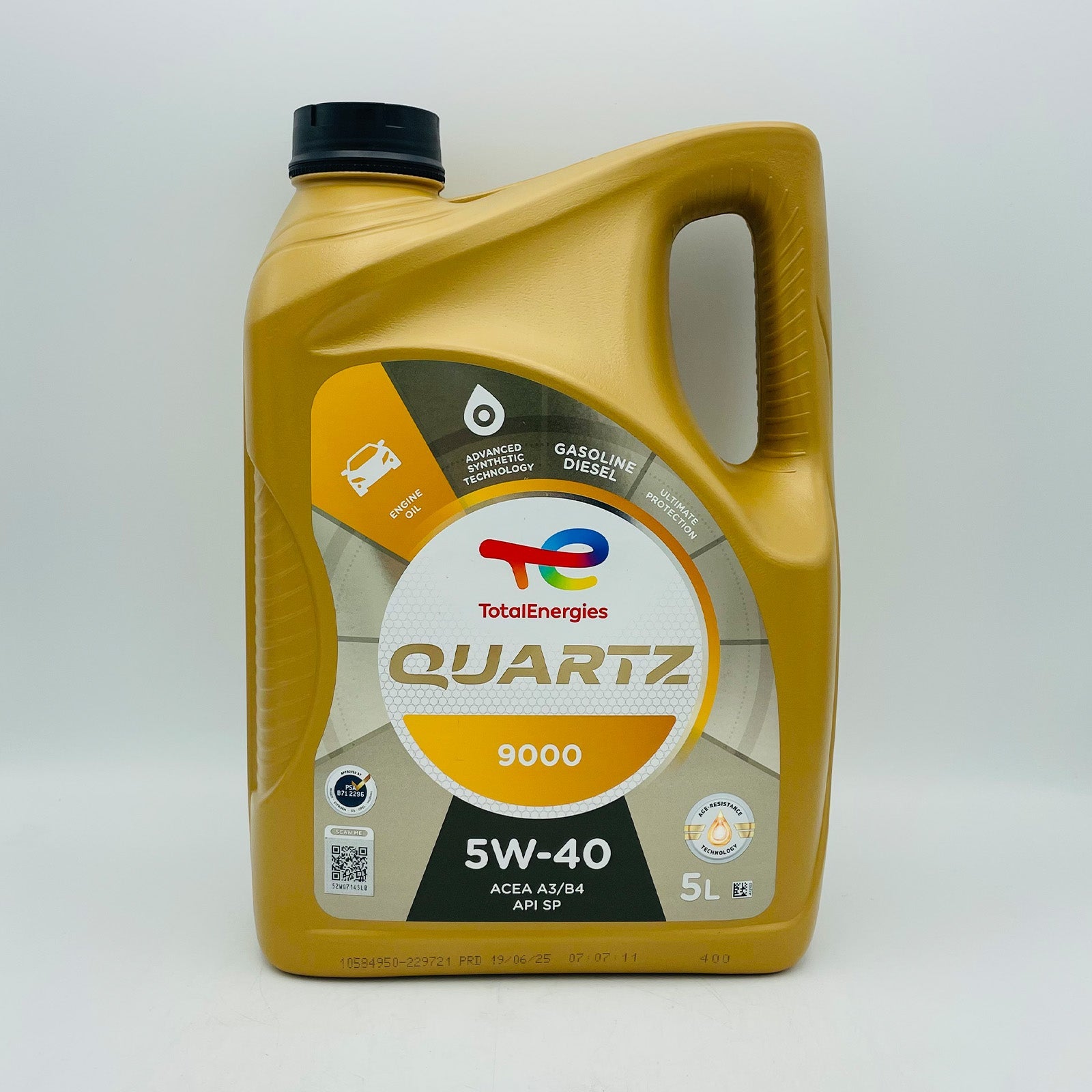 TotalEnergies Quartz 9000 5W-40 Engine Oil - (5 Litres)