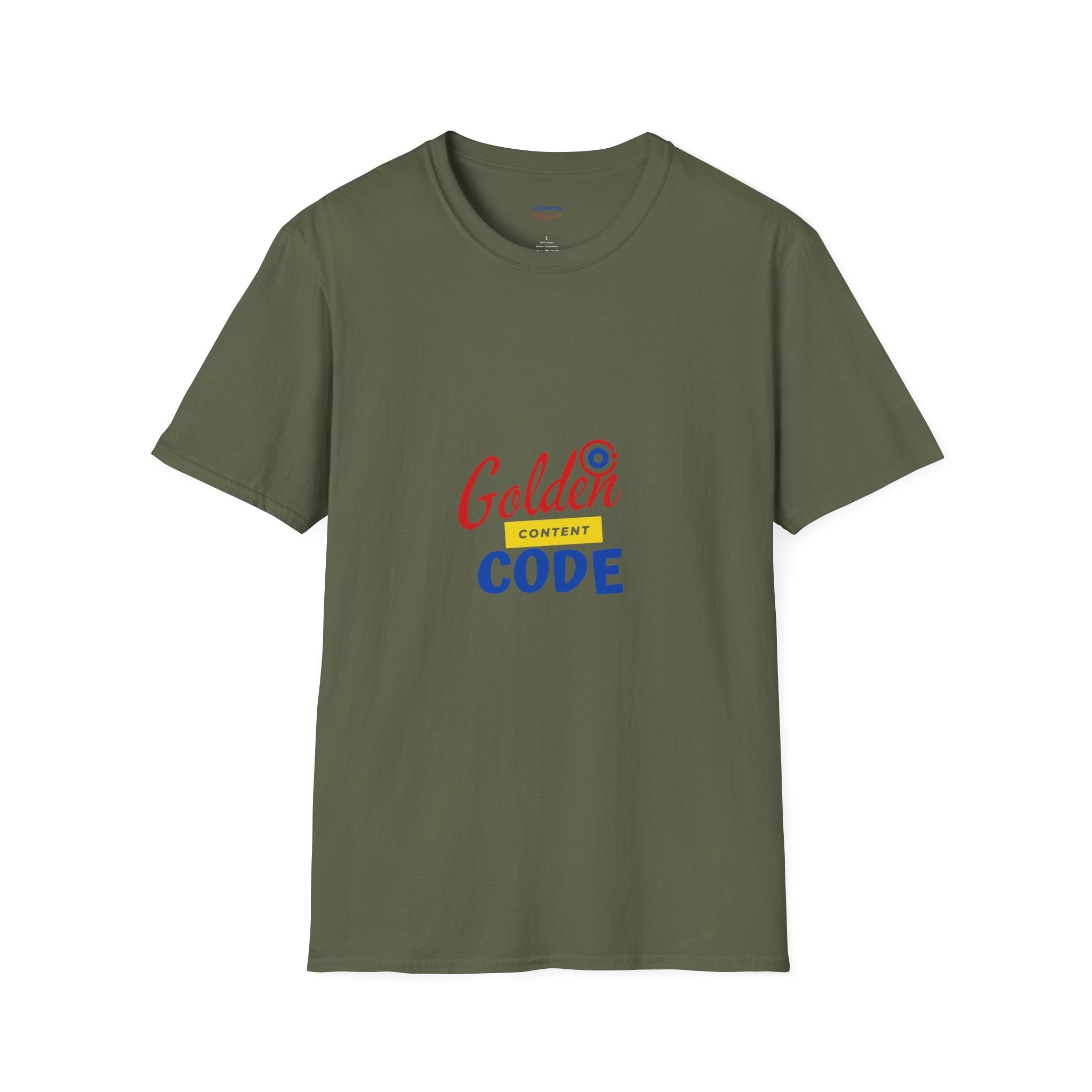 Cambodian Content Creation Evolution Unisex T-Shirt - L / Military Green