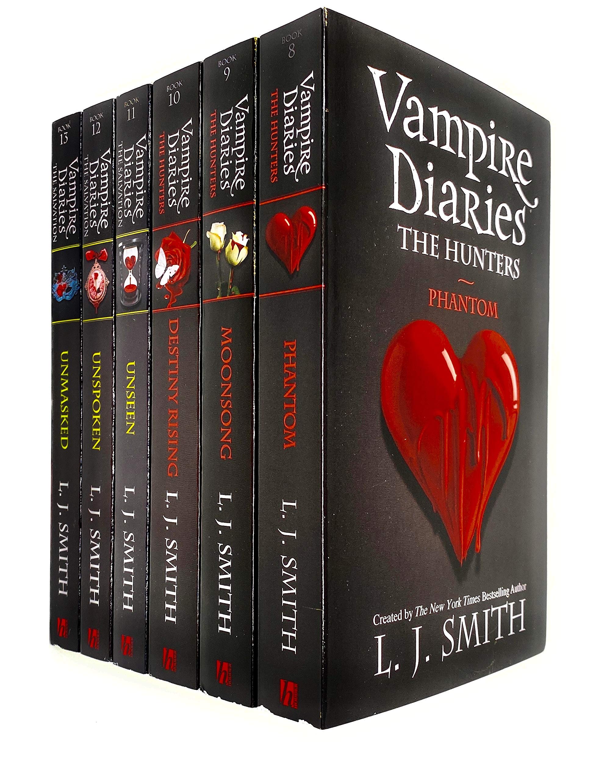 Vampire Diaries Complete Collection 6 Books Set by L. J. Smith Hunters Paperback NEW
