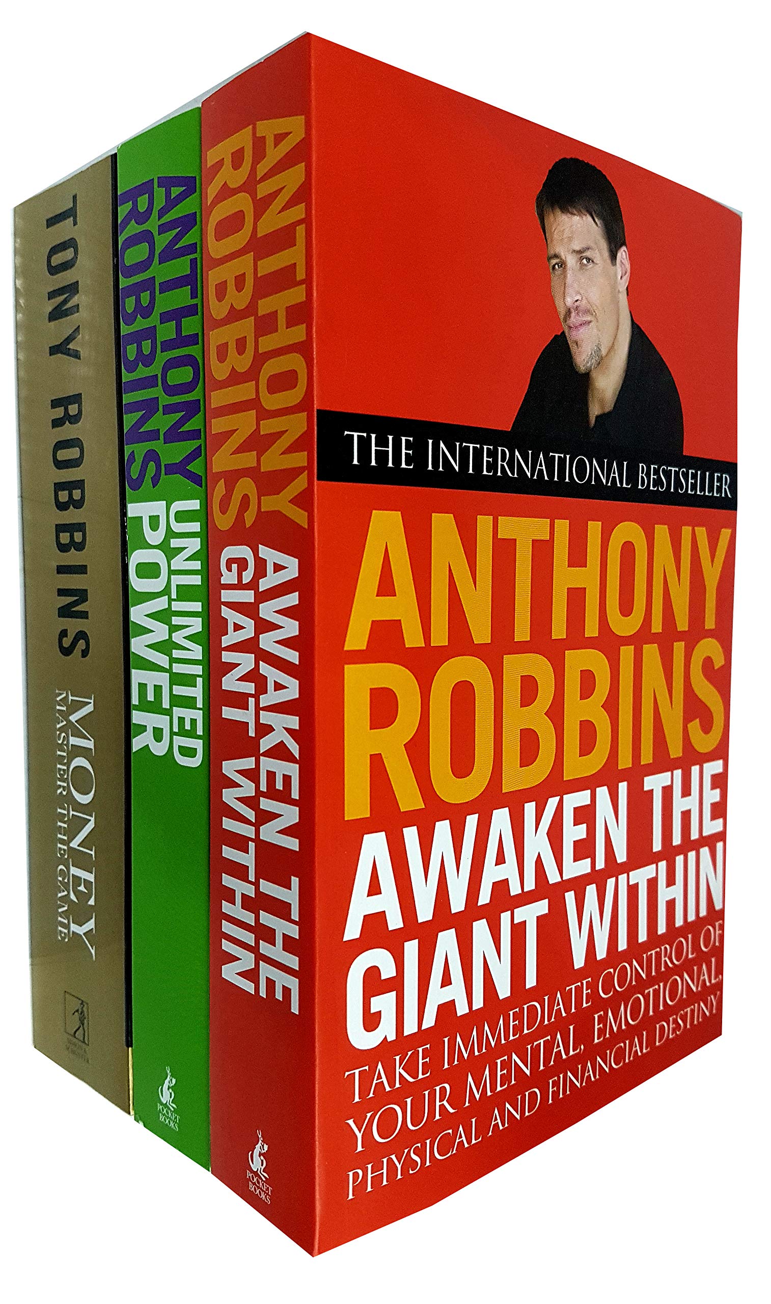 Tony Robins 3 Books Collection Set (Awaken The Giant Within & More... ) Paperback