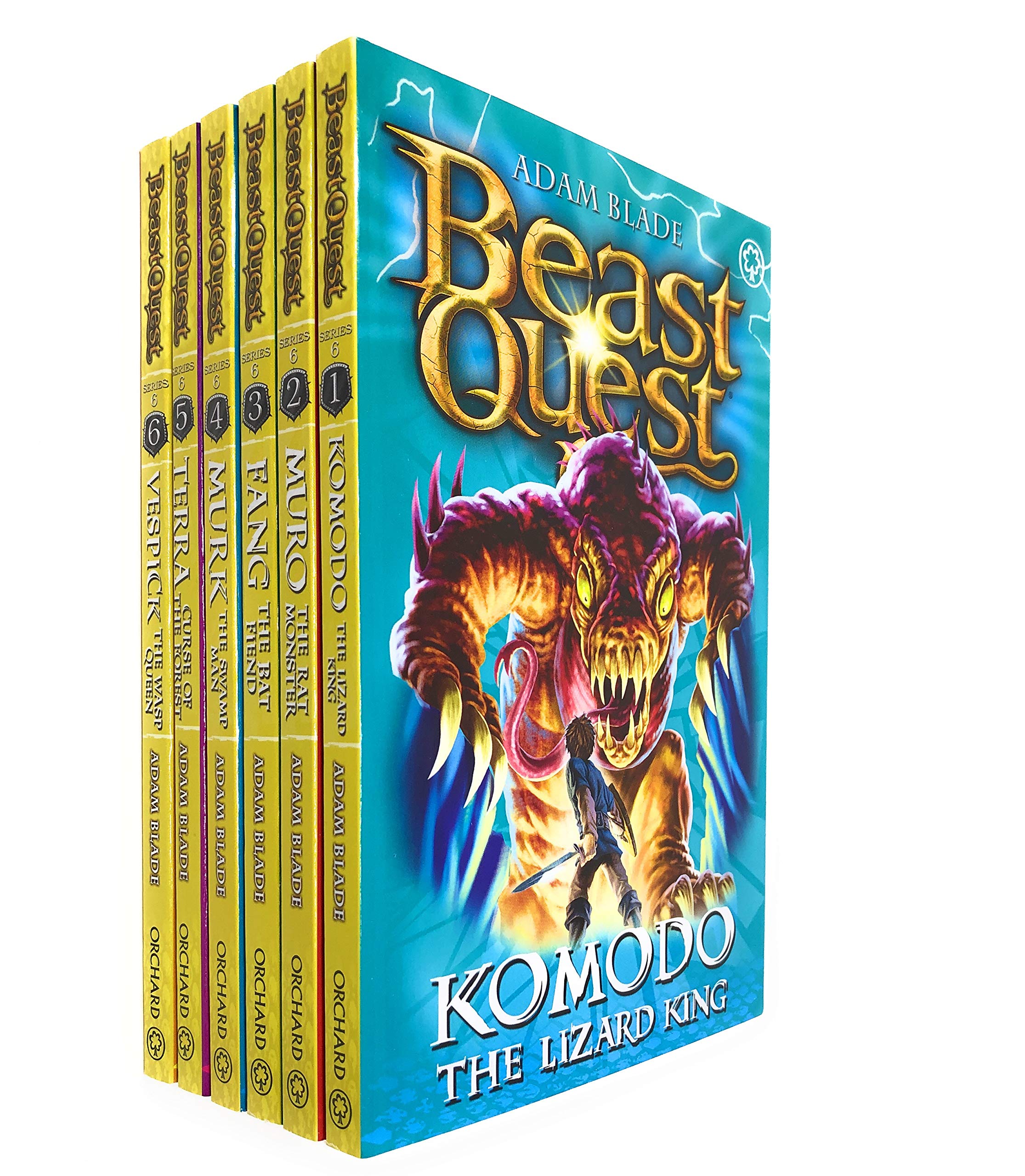 Beast Quest Series 6 The World of Chaos 6 Books Collection Box Set (Books 31-36)