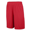 Youth Training Shorts With Pockets - Red / L