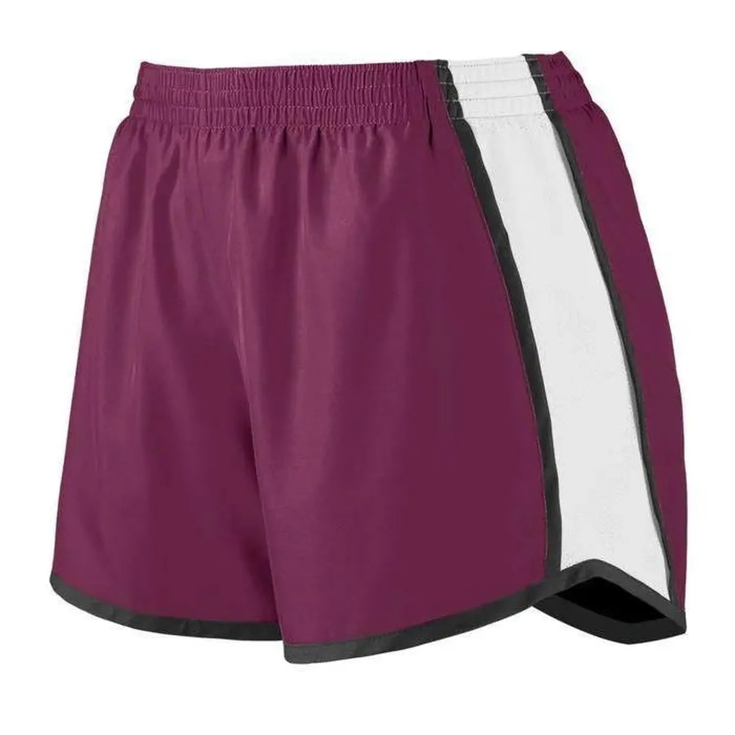 Girls' Pulse Team Shorts - Maroon / S