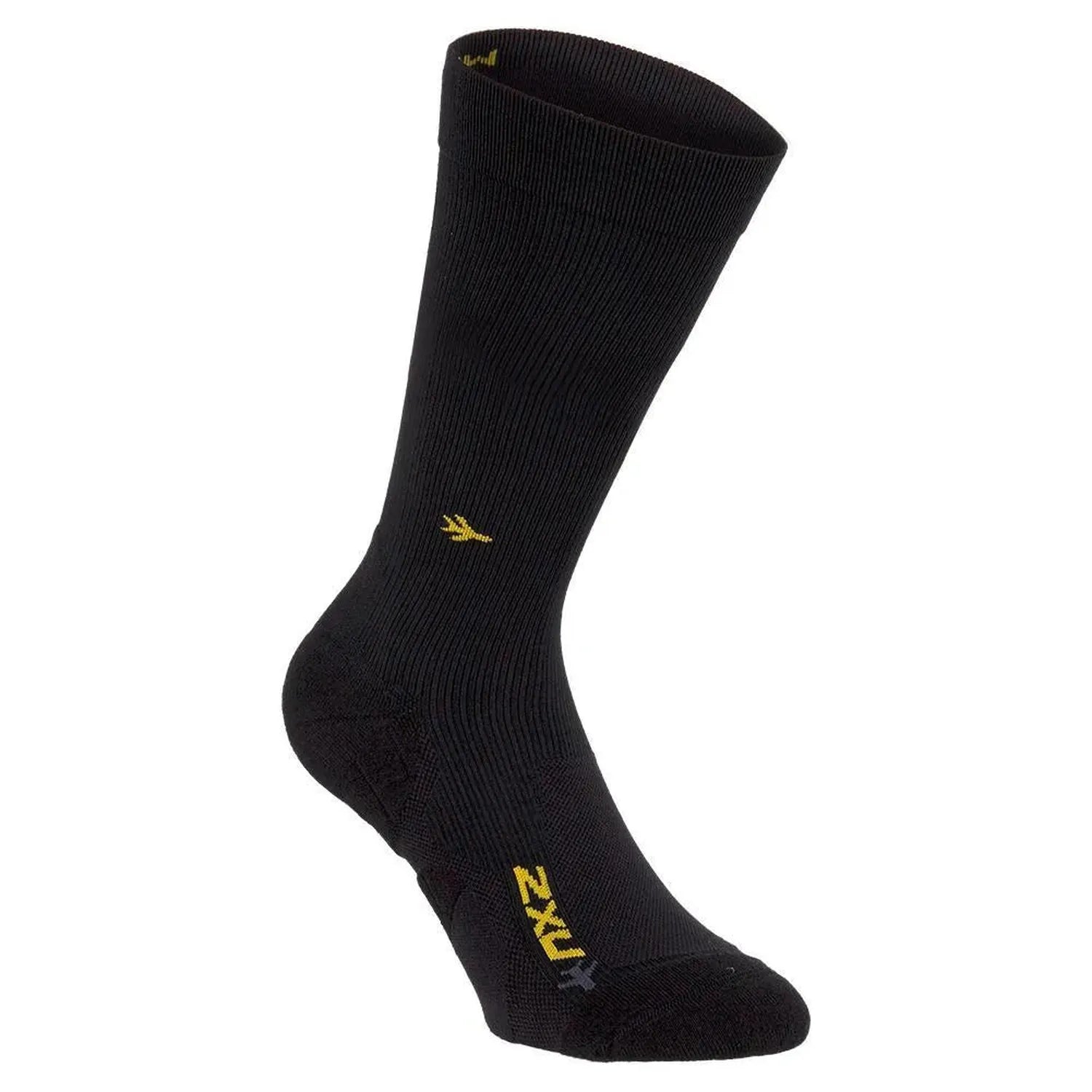 Flight Compression Socks Black - Black / M