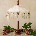 Home Decor Parasol Canvas Natural 40cm Bali