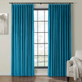 Velmor Velvet Drapes Pleated - Blue MJ11-99