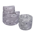 Kids Bean Bag Chair & Round Beanbag with Carry Handle - Shooting Stars