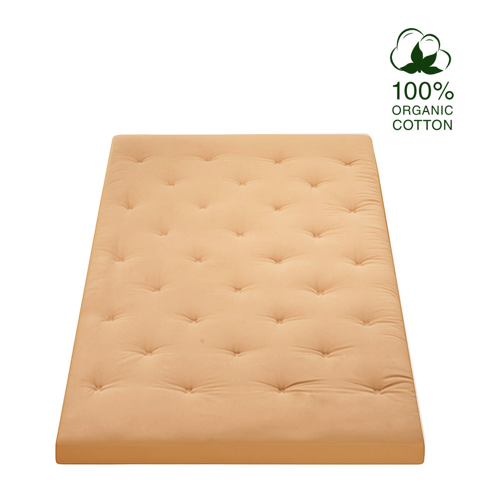 Classic Floor Mattress - Burro / TWIN: 75"L x 39"W / Upgraded (4 IN)-removable cover