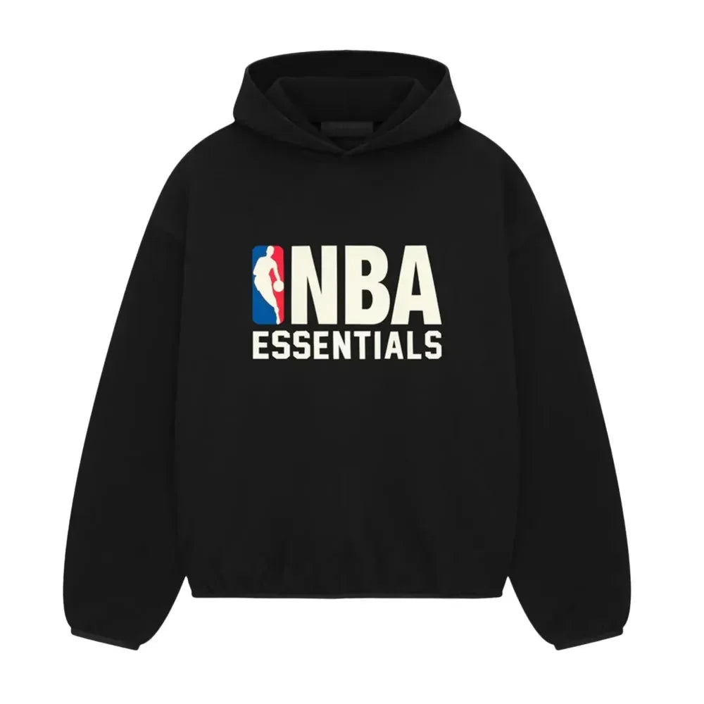 Fear of God Essentials NBA Hoodie Black - M