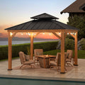 Cedar Wood Gazebo KAPS - 330cm x 330cm