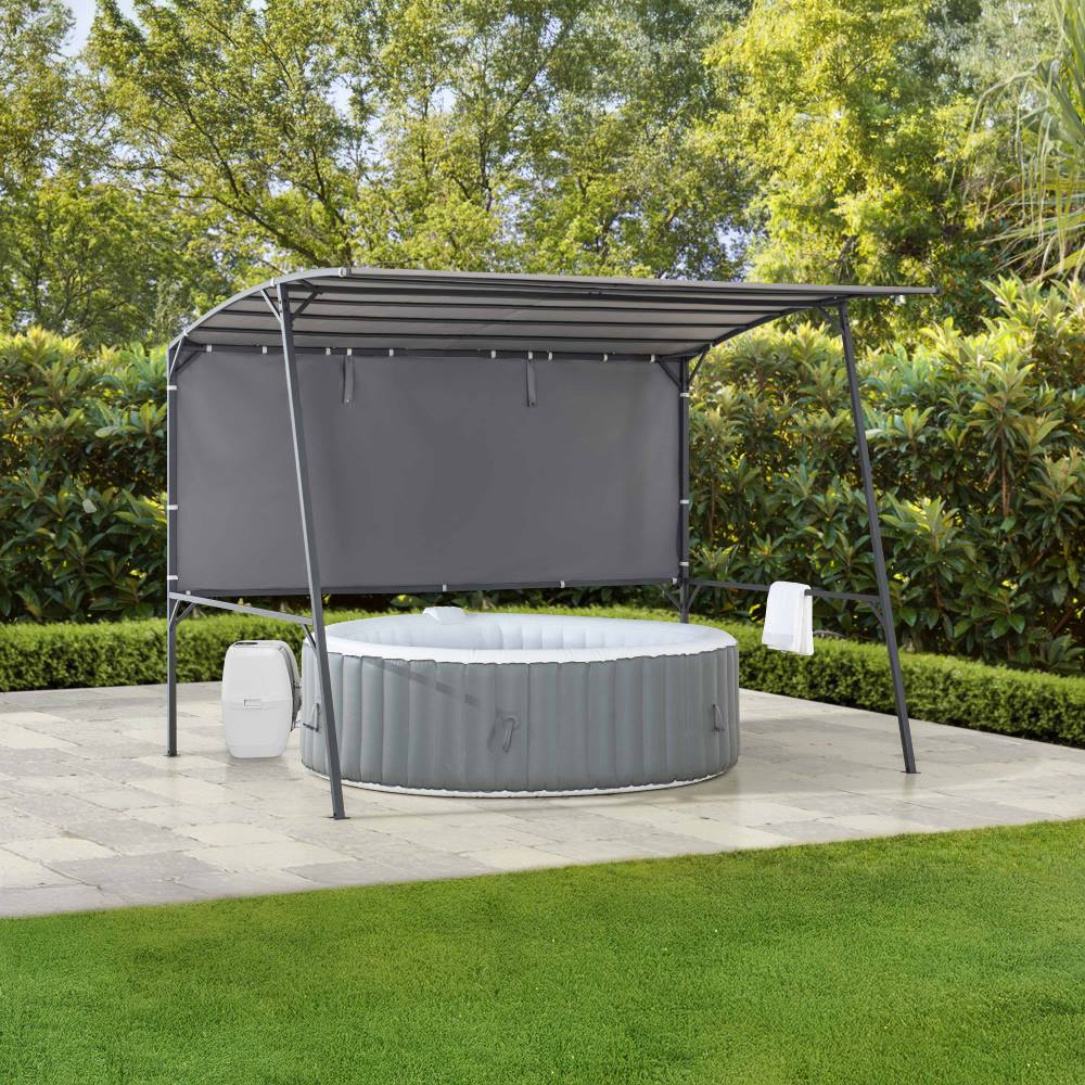 SUNJOY 2.84m x 2.2m Hot Tub Pergola with Adjustable Canopy