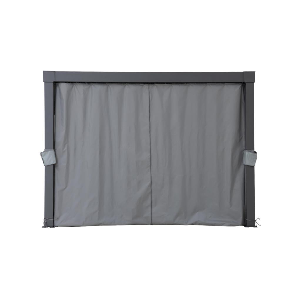 SUNJOY Pergola Curtains for 3.06m x 3.06m Louvered Pergola