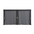 SUNJOY Pergola Curtains for 4.06m x 3.06m Louvered Pergola