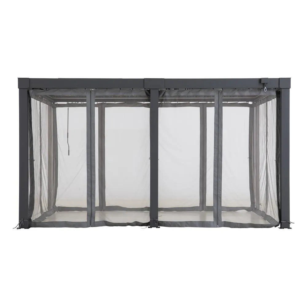 SUNJOY Pergola Mosquito Netting for 4.06m x 3.06m Louvered Pergola