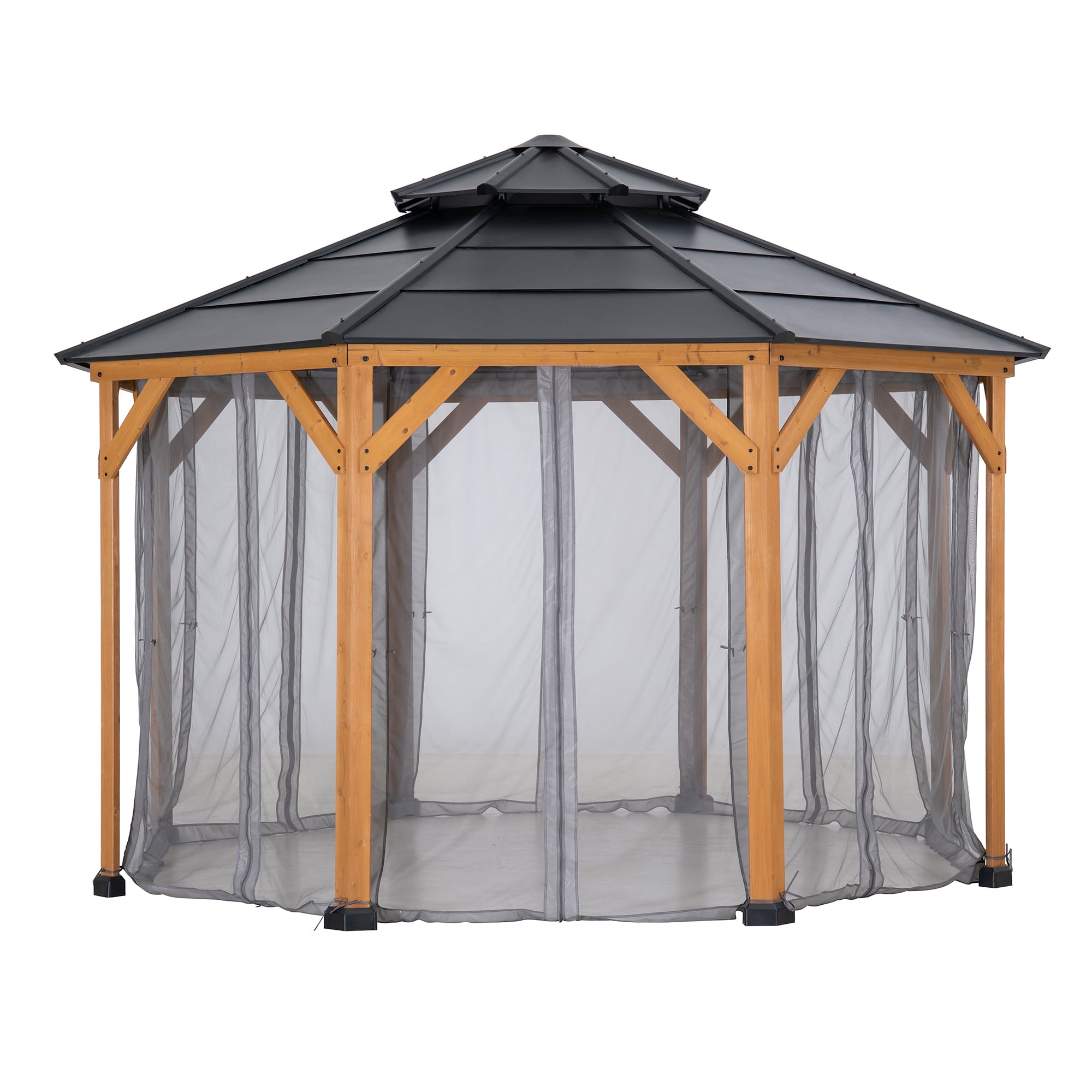 395cm x 395cm Gazebo Netting for Cedar Gazebo