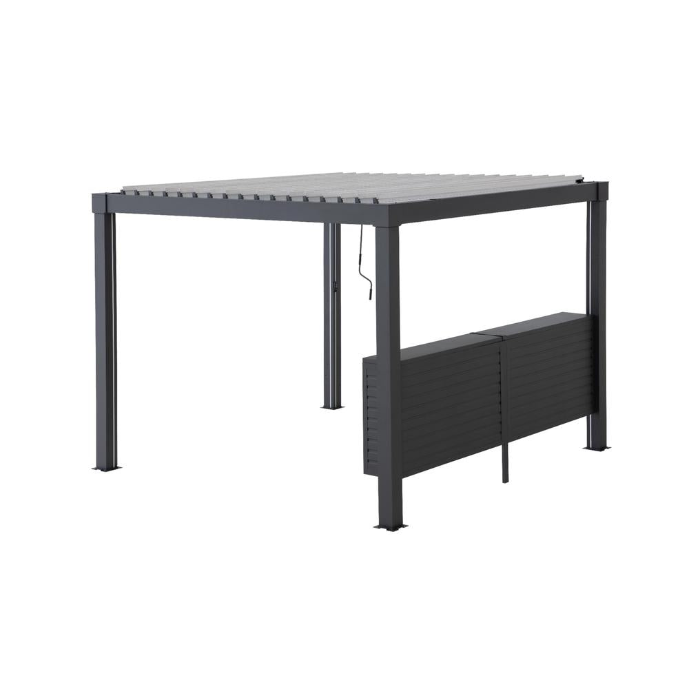 SUNJOY 3m Pergola Bar Shelf for Louvered Pergola