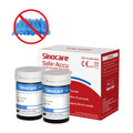[50pcs] Sinocare Glucometer Glucose Test Strips without Lancets - Safe Accu