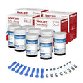 [200pcs] Sinocare Glucometer Glucose Test Strips with free lancets - Safe Accu