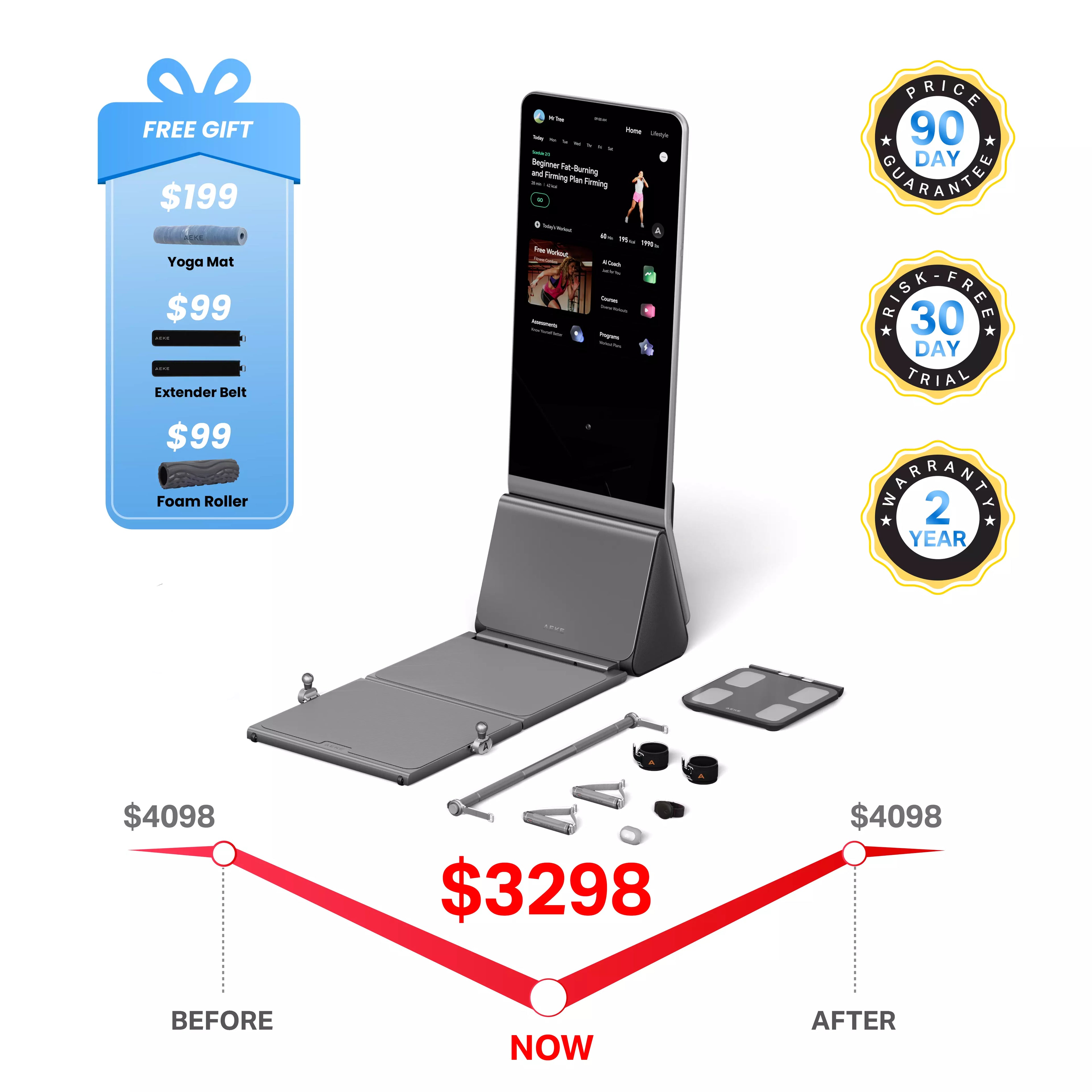 AEKE Smart Home Gym K1 - K1 Complete Set